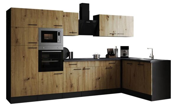Respekta Kotna Kuhinja Z Aparati Oliver, 340x172cm