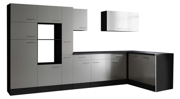 Respekta Kotna Kuhinja Brez Aparatov Oliver, 370x172cm