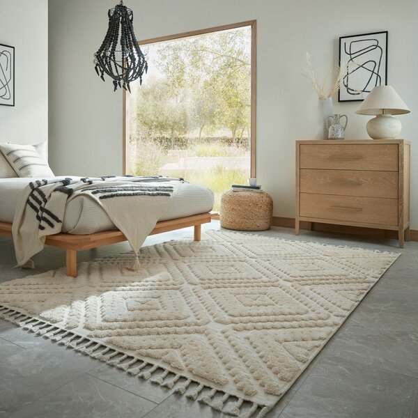 Kremno bela preproga 160x230 cm Diomara – Flair Rugs