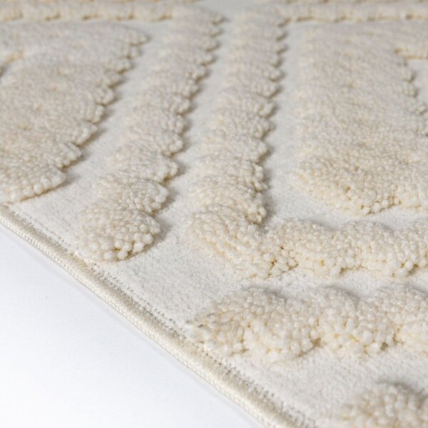 Kremno bela preproga 160x230 cm Diomara – Flair Rugs