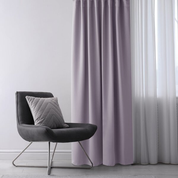 Prašno rožnata zavesa za delno zatemnitev 140x175 cm Kierra – Restilo