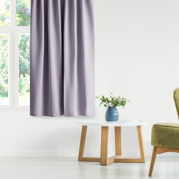 Prašno rožnata zavesa za delno zatemnitev 140x175 cm Kierra – Restilo