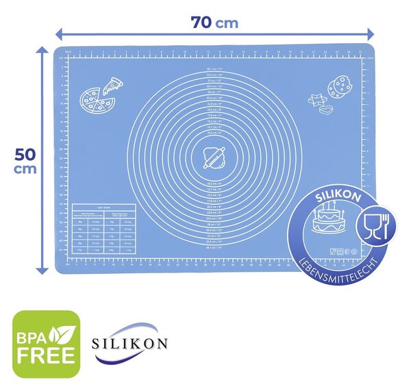 Silikonska podloga za peko 50x70 cm – Maximex