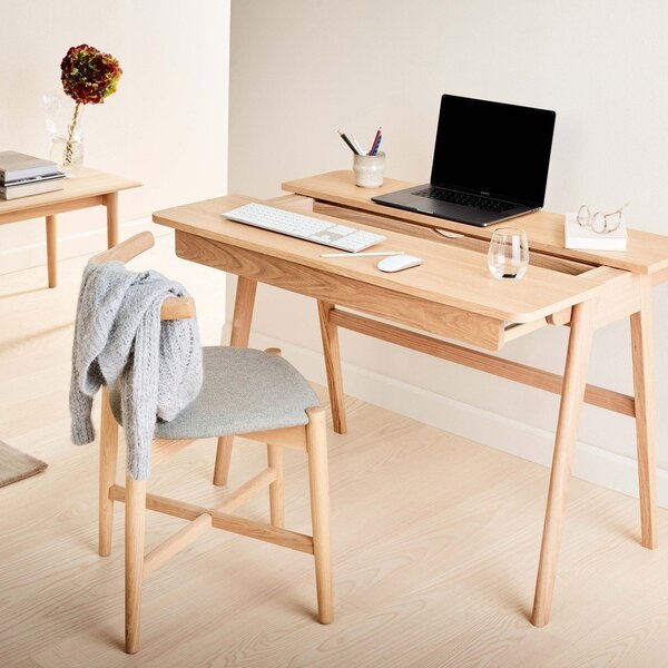 Pisalna miza s hrastovim vrhom 110x55,5 cm Home - Hammel Furniture