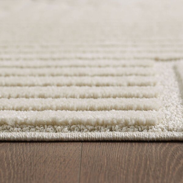 Kremno bela okrogla preproga ø 80 cm Art – Ayyildiz Carpets