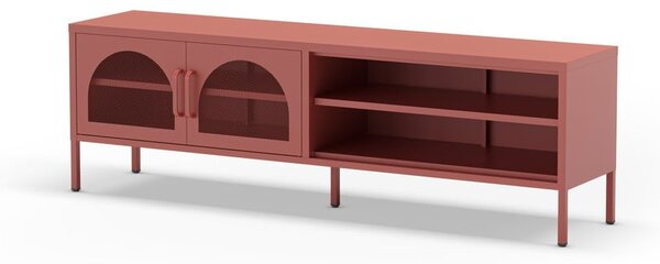 Opečnato oranžna TV omarica 160x50 cm Diora – Marckeric