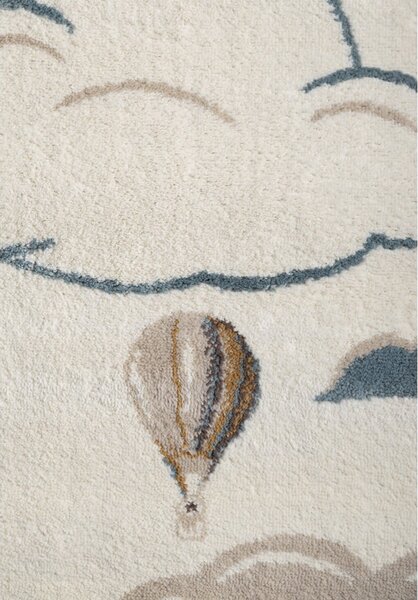 Kremno bela otroška preproga 160x235 cm Hot Air Balloon – Hanse Home