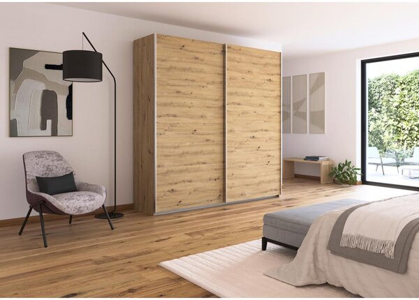 Modern Living Omara Z Drsnimi Vrati Feldkirch, Barva Hrasta
