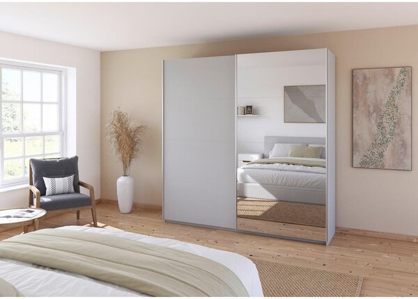 Modern Living Omara Z Drsnimi Vrati Feldkirch, Svetlo Siva