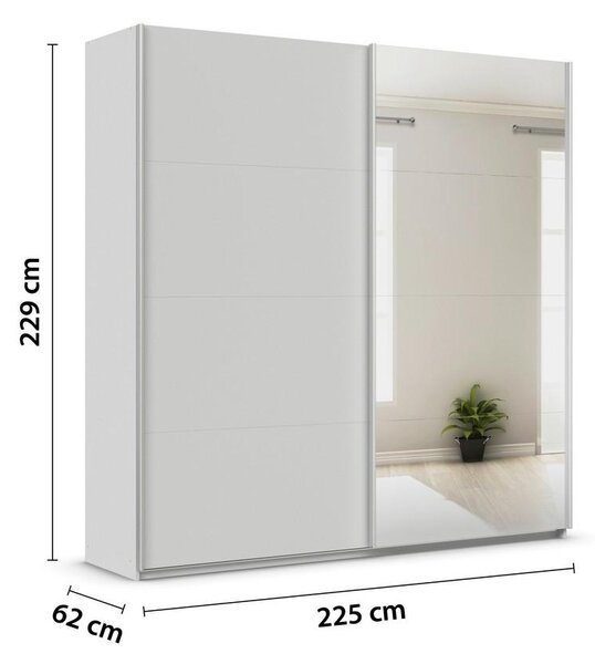 Modern Living Omara Z Drsnimi Vrati Feldkirch, Svetlo Siva
