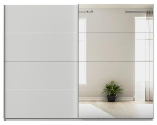 Modern Living Omara Z Drsnimi Vrati Feldkirch, Svetlo Siva