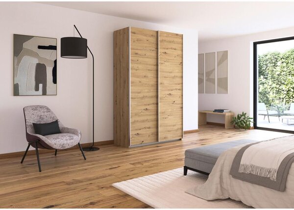 Modern Living Omara Z Drsnimi Vrati Feldkirch, Barva Hrasta