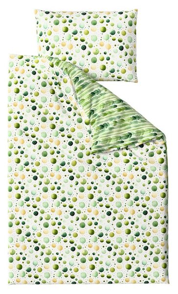 Krep posteljnina ZELENA DREVESA POLY zelena Dimenzije posteljnine: 70 x 90 cm | 140 x 200 cm