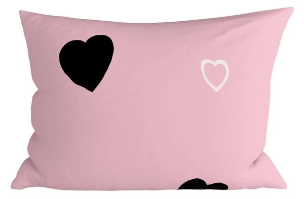 Polibombažna prevleka za vzglavnik CORAZON POLY 50x70 cm, roza
