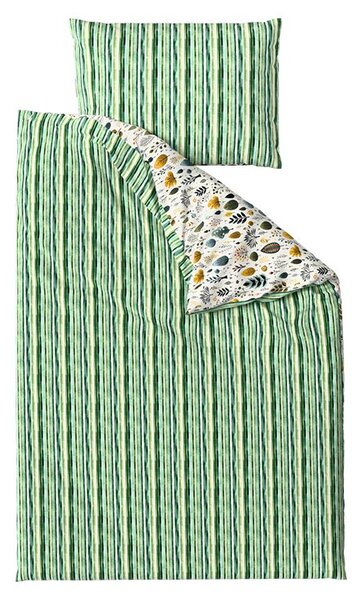 Krep posteljnina TREEVELLA POLY zelena Dimenzije posteljnine: 70 x 90 cm | 140 x 200 cm