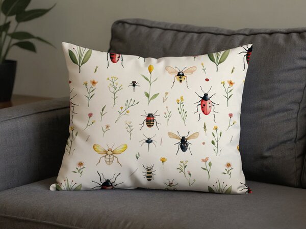Poli-bombažna prevleka za vzglavnik INSECTA POLY 50x70 cm, barvna