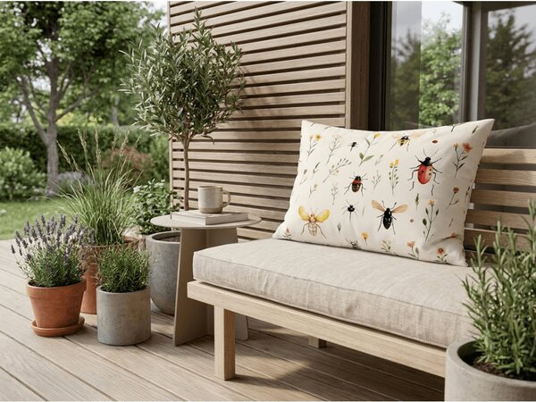 Poli-bombažna prevleka za vzglavnik INSECTA POLY 50x70 cm, barvna