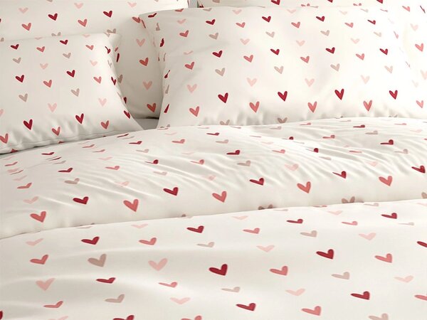 Posteljnina iz mikrovlaken SOFHEARTS kremna Dimenzije posteljnine: 70 x 90 cm | 140 x 200 cm