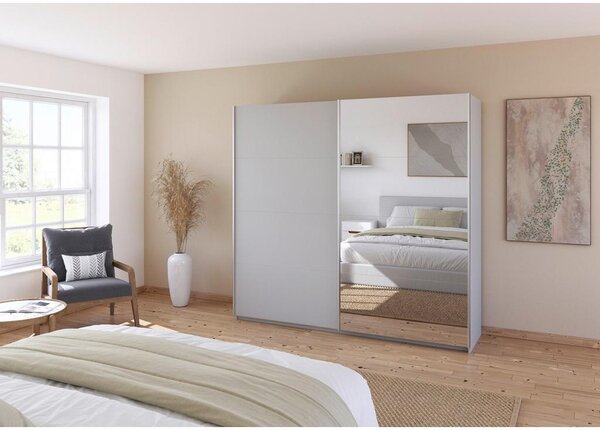 Modern Living Omara Z Drsnimi Vrati Feldkirch, Svetlo Siva