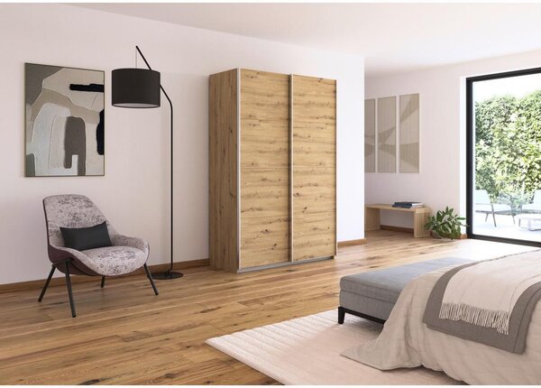 Modern Living Omara Z Drsnimi Vrati Feldkirch, Barva Hrasta