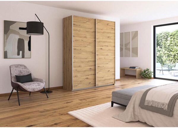 Modern Living Omara Z Drsnimi Vrati Feldkirch, Barva Hrasta