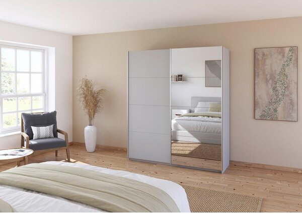 Modern Living Omara Z Drsnimi Vrati Feldkirch, Svetlo Siva