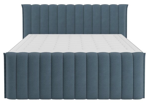 Premium Living Postelja Boxspring Lina, Modra, 180x200