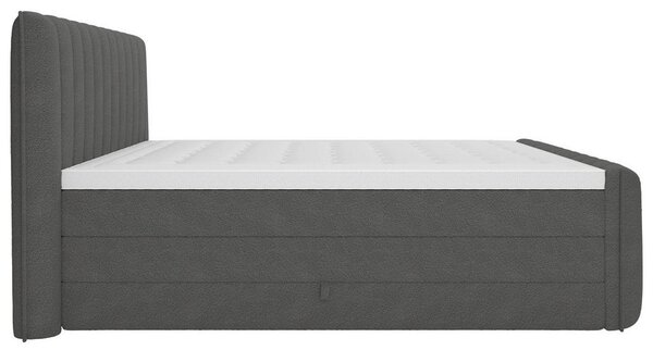 Premium Living Postelja Boxspring Lina, Antracit, 160x200