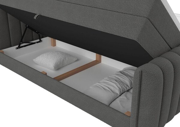 Premium Living Postelja Boxspring Lina, Antracit, 160x200