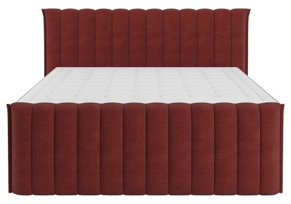 Premium Living Postelja Boxspring Lina, Rdeča, 160x200