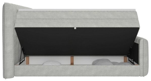 Premium Living Postelja Boxspring Lina, Svetlo Siva, 160x200