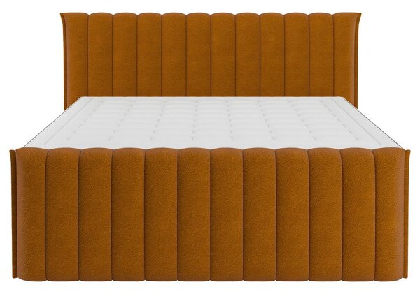 Premium Living Postelja Boxspring Lina, Opečnato Rjava, 160x200