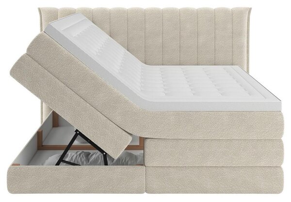 Premium Living Postelja Boxspring Lina, Bež, 160x200
