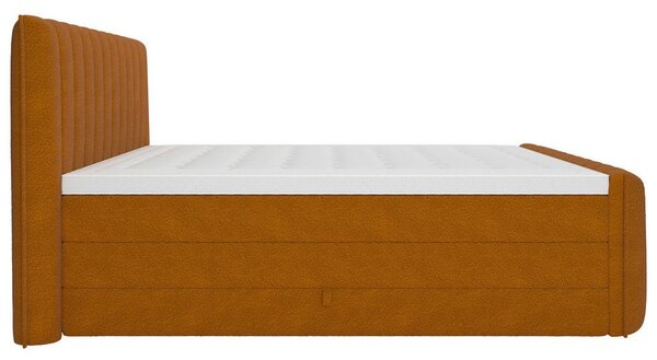 Premium Living Postelja Boxspring Lina, Opečnato Rjava, 160x200