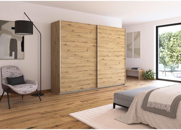 Modern Living Omara Z Drsnimi Vrati Feldkirch, Barva Hrasta