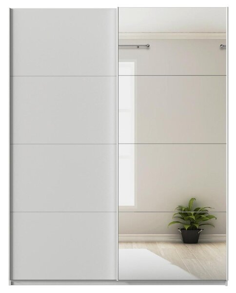 Modern Living Omara Z Drsnimi Vrati Feldkirch, Svetlo Siva