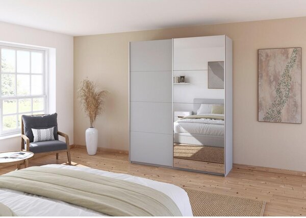 Modern Living Omara Z Drsnimi Vrati Feldkirch, Svetlo Siva