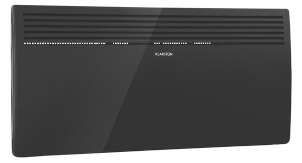 Klarstein Hot Spot Slimcurve, grelnik, 80 x 40 cm, 40 m², 2000 W, 5 - 40 °C, IP24, črn