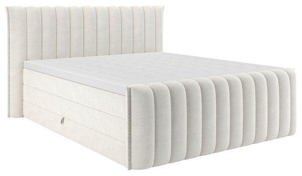 Premium Living Postelja Boxspring Lina, Krem Barva, 160x200