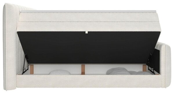 Premium Living Postelja Boxspring Lina, Krem Barva, 160x200