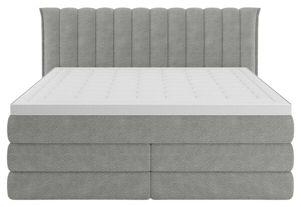Premium Living Postelja Boxspring Lina, Siva, 160x200