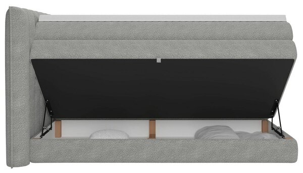 Premium Living Postelja Boxspring Lina, Siva, 160x200