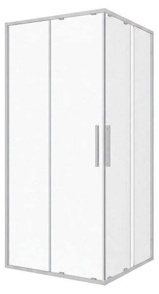 Sanotechnik Drsna vrata za tuš Slim Line (120 x 200 cm, Krom, Vgradne dimenzije: 118–120 cm)