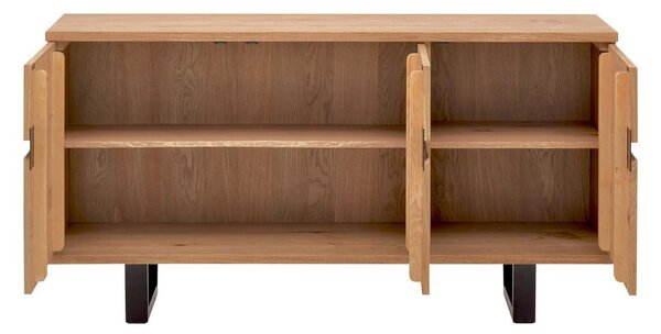 Bessagi Home Komoda Juno, Hrast, Kovina