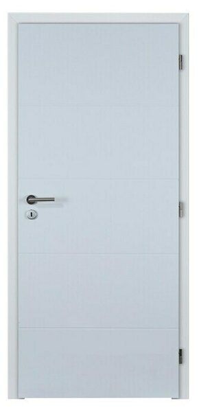 Doornite Sobna vrata Quatro (750 x 2.000 mm, Smer odpiranja: Desno, Bela, Satje)