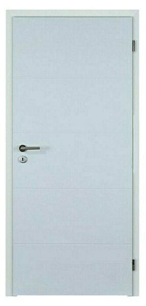 Doornite Sobna vrata Quatro (850 x 2.000 mm, Smer odpiranja: Desno, Bela, Satje)