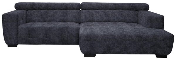 KOTNA SEDEŽNA GARNITURA, tkanina temno siva