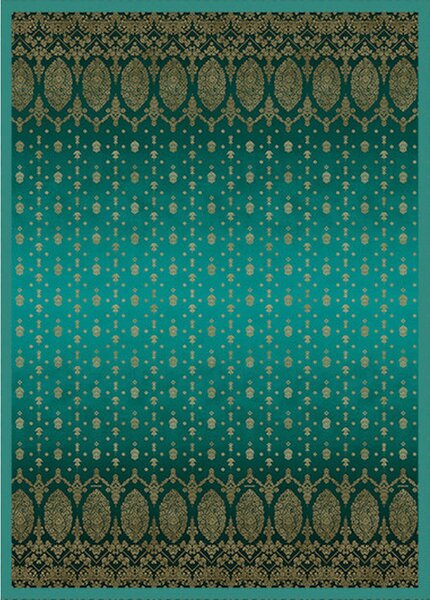 OKRASNA ODEJA GOLD DECOR 240/250 cm zelena