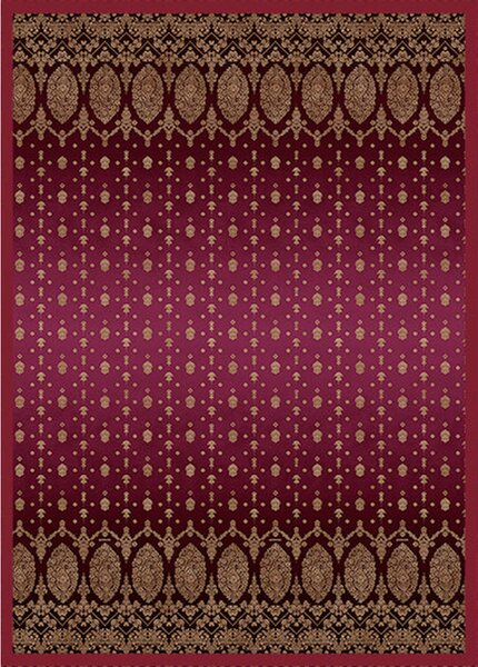OKRASNA ODEJA GOLD DECOR 240/250 cm rdeča