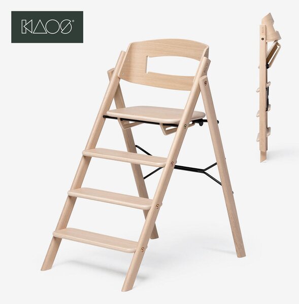 STOLČEK ZA HRANJENJE KAOS Klapp High Chair 45,5/60/81 cm medeni hrast